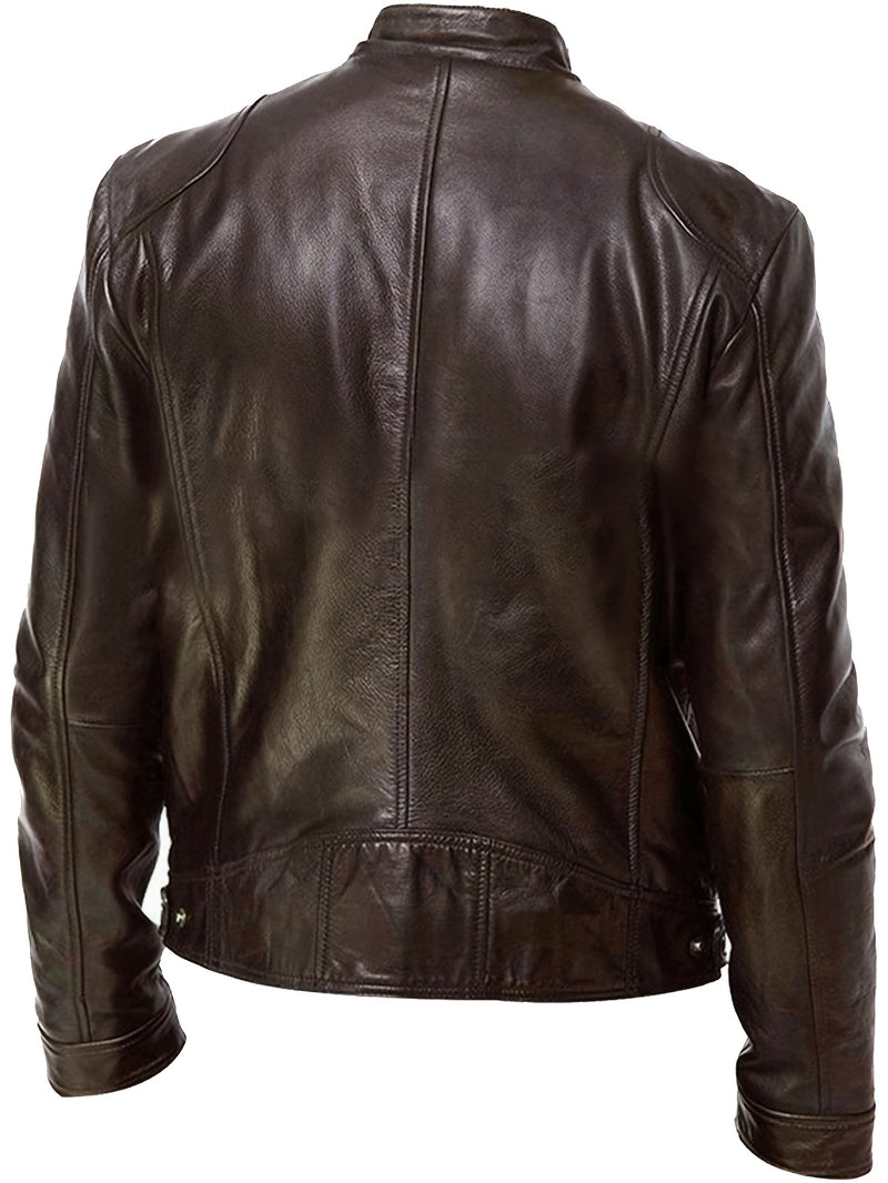 Jaqueta Masculina de Couro - Leather Fall