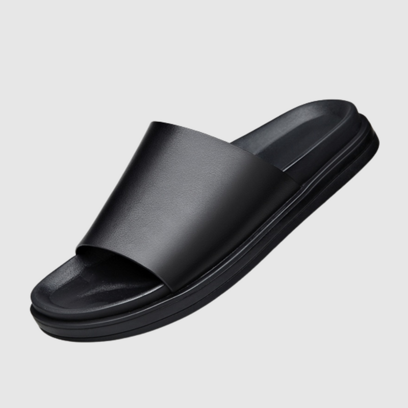 Chinelo Slide em Couro - Glorio Comfort