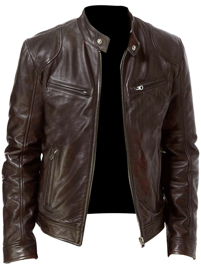 Jaqueta Masculina de Couro - Leather Fall