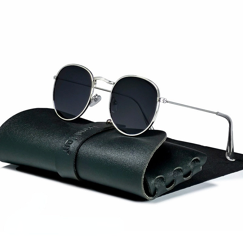 Óculos Redondo Masculino com Proteção UV400